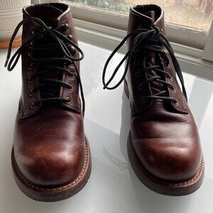 Men's Red Wing Blacksmith 6-Inch Boot in Color Briar Oil Slick Leather - Size 8